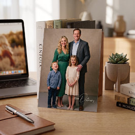 Modern familjeporträttskräddarsydd postkort vykort