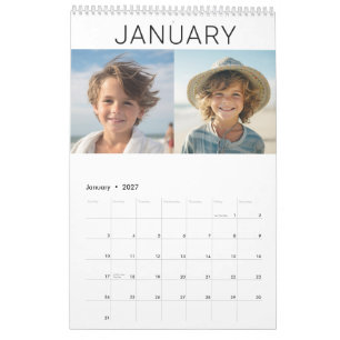 Modern Family 24 Foto - svart vit minimal Kalender