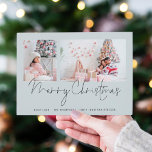 Modern Family 2 Photos Script Blue God jul<br><div class="desc">Modern Family 2-fotoskript Frosty Blue God jul. Byt bara ut de två exempelbilderna mot ditt eget och anpassa dem till hälsning och namn vid grund. God jul finns i ett skript för snyggt set.</div>