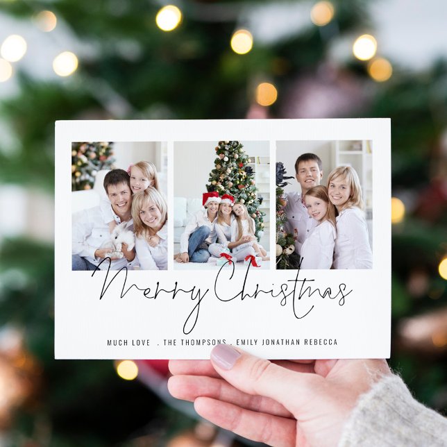 Modern Family 3-fotoskriptkort för God jul (Skapare uppladdad)