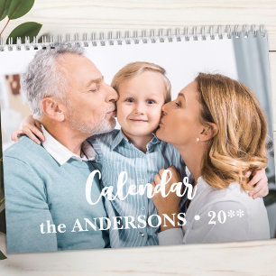 Modern Family Anpassningsbar-foton Skapar 2026 Kalender