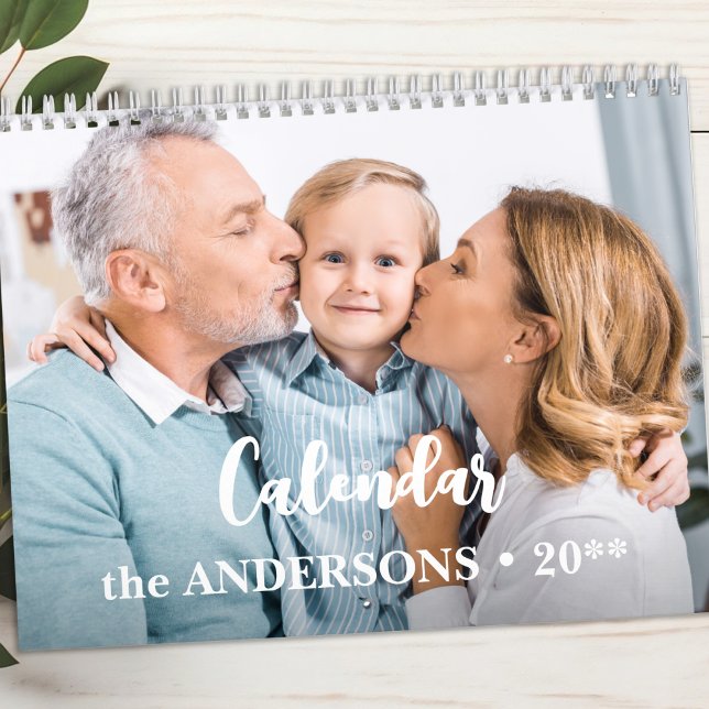 Modern Family Anpassningsbar-foton Skapar 2026 Kalender (Skapare uppladdad)