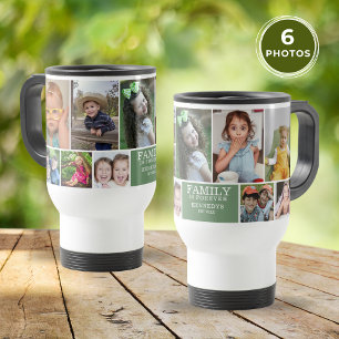 Modern Family Är För Evigt 10 Fotokollage Grön Resemugg