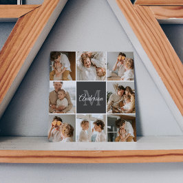 Modern Family Collage Photo & Personlig Gift