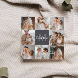 Modern Family Collage Photo & Personlig Gift