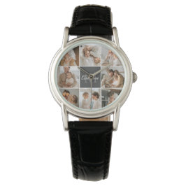 Modern Family Collage Photo & Personlig Gift Armbandsur