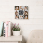 Modern Family Collage Photo & Personlig Gift Fyrkantig Klocka<br><div class="desc">Fånga dina hjärtestunder i din moderna familj i ett vackert skrivet kollage-foto. Fira skratten, kärlek, och omhuldade minnen med detta personlig mästerverk, som endast finns på Zazzle. Skapa en bedövande montage som kapslar in kärnan i din unika familjedynamik - från milstolpe firande till dagligt äventyr. Den här samlingen är utformad...</div>