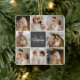 Modern Family Collage Photo & Personlig Gift Julgransprydnad Keramik (Tree)