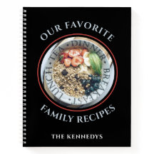 Modern Family Favorite Recipes Cookbook Black