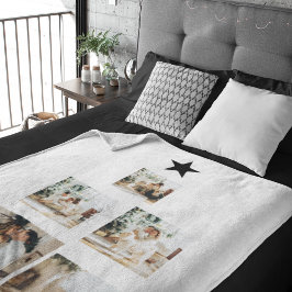 Modern Family Julgran-foto med stjärnan Fleecefilt