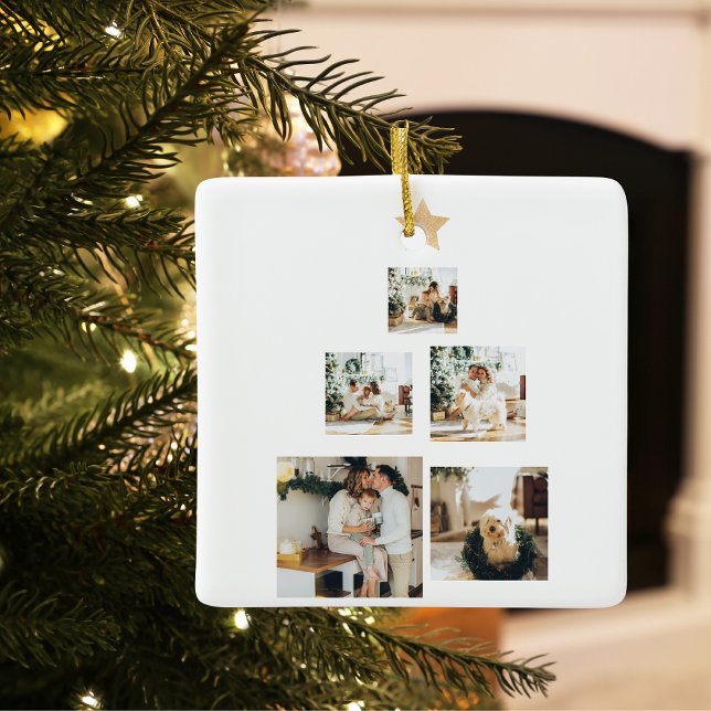 Modern Family Julgran-foto med stjärnan Julgransprydnad Keramik (Skapare uppladdad)