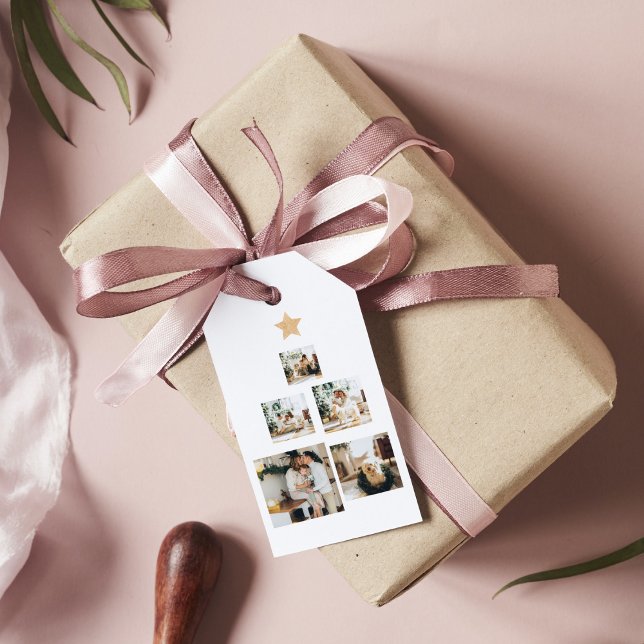 Modern Family Julgran-foto med stjärnan Presentetikett (Skapare uppladdad)