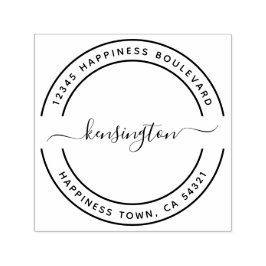 Modern Family Namn Returadress Självfärgande Stämpel