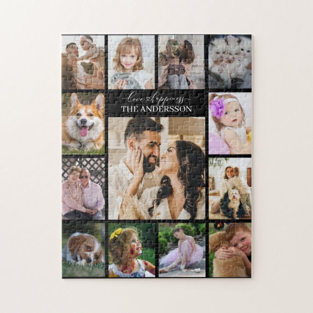 Modern Family PHOTO Collage 13 Bild och Persona Pussel (Vertikal)