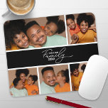 Modern Family Photo Collage Musmatta<br><div class="desc">Omvandla arbetsytan med en personlig-musknapp med den här dynamiska fotosamlingsmallen. Lägg till bilder,  året,  familjen namn och all anpassningsbar du vill ha. Gör det unikt för dig!</div>