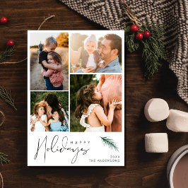 Modern Family Photo Glad helg-jul Julkort