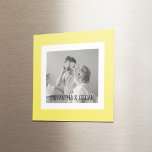 Modern Family Photo Gult Enkel, snygg gåva Magnet<br><div class="desc">Modern Family Photo Gult Enkel,  snygg gåva</div>