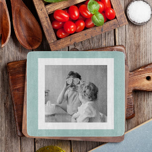 Modern Family Photo Mint Simple Loely Gift