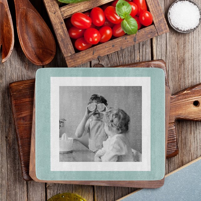 Modern Family Photo Mint Simple Loely Gift (Skapare uppladdad)