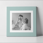 Modern Family Photo Mint Simple Loely Gift Canvastryck<br><div class="desc">Modern Family Photo Mint Simple Loely Gift</div>
