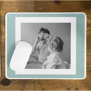 Modern Family Photo Mint Simple Loely Gift Musmatta