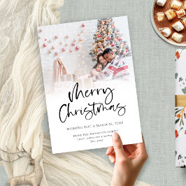 Modern Family Photo Overlay God jul Julkort