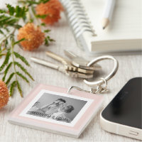 Modern Family Photo Pastel Rosa Simple Gift