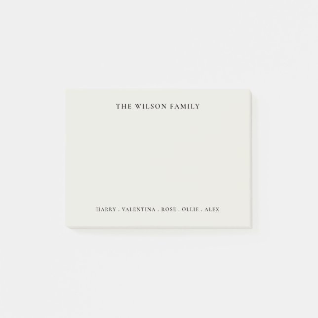 Modern Family Post-it Block (Framsida)