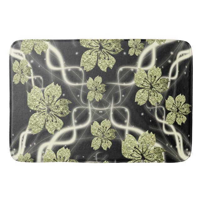 Modern, fantasi, design, stil, grafik, färg. badrumsmatta (Framsidan)