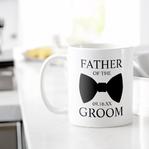 Modern Far i Groom Bowtie Kaffemugg