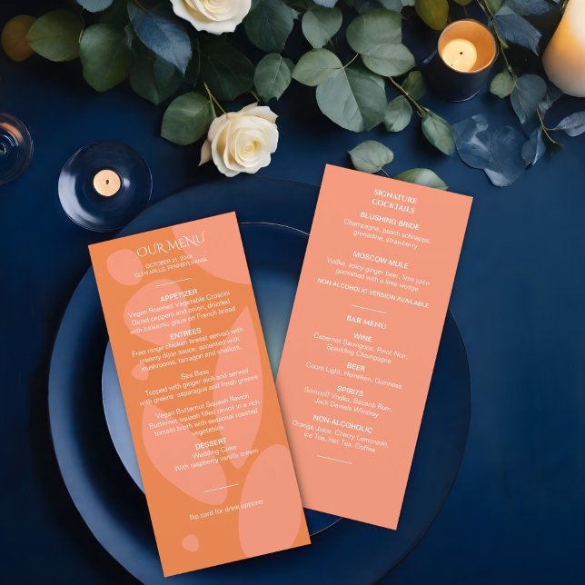 Modern Färg Collage Meny (Skapare uppladdad)