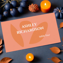 Modern Färg Collage Placeringskort