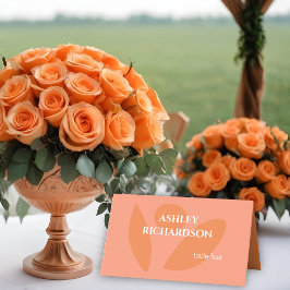 Modern Färg Collage Placeringskort