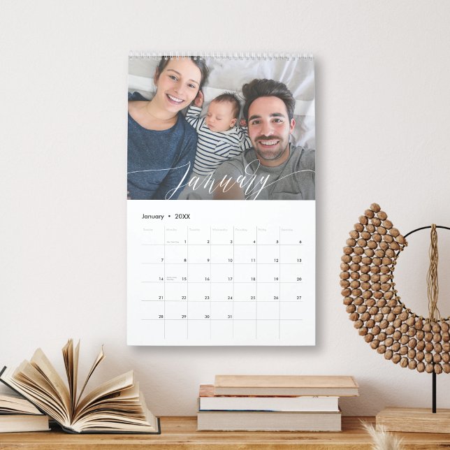 Modern FÄRG-foto i ANPASSADET Kalender (Skapare uppladdad)