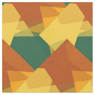 Modern Färg Mosaic Geometric Mönster #10 Tyg