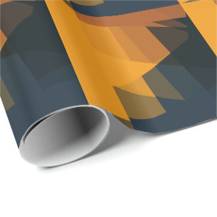 Modern Färg Mosaic Geometric Mönster #19 Presentpapper