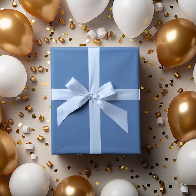 Modern Färg Sommar Himlar Wrapping Papper Roll Presentpapper (Skapare uppladdad)