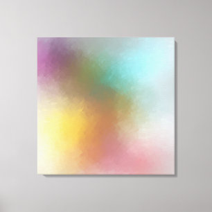 Modern färgad Abstrakt Art Red Gult Blue Canvastryck