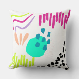 Modern färgad Abstrakt mönster . Kudde