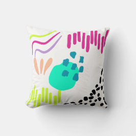 Modern färgad Abstrakt mönster . Kudde