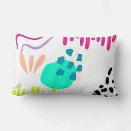 Modern färgad Abstrakt mönster . Lumbarkudde