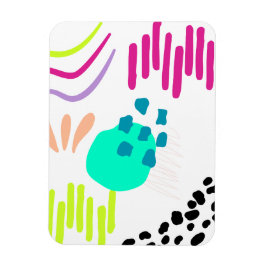 Modern färgad Abstrakt mönster . Magnet