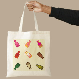 Modern färgad Afro Combs Tote Bag Tygkasse