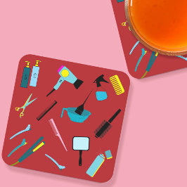 Modern färgfull hairstylist Verktyg Kit Underlägg