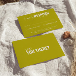 Modern färgfull Roligt Retro Whimsical Bröllop OSA Kort