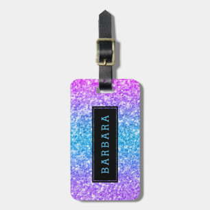 Modern färgfull svart dekorfärg i Glitter Struktur Bagagebricka