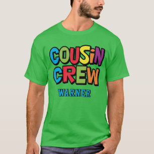 Modern Färgglad Kusin Crewe Familjeåterförening T Shirt