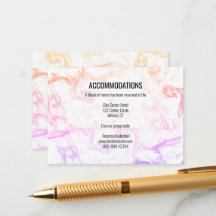 Modern Färgglad Regnbågsdimma Bröllopsmall