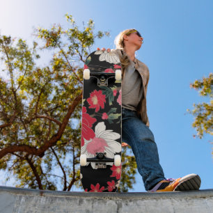 Modern Färgglad Sakura Blomma Japan Födelsedagsfes Mini Skateboard Bräda 18,5 Cm