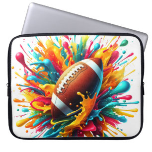 Modern Färgglad Stänk Game Boll Sport Laptop Fodral